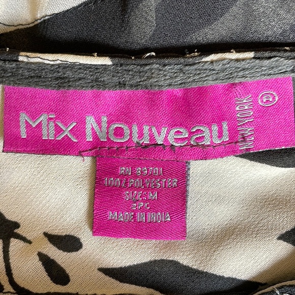 Mix Nouveau Embellished Tiered Skirt M - Picture 6 of 10